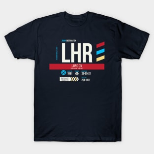 London (LHR) Airport Code Baggage Tag C T-Shirt
